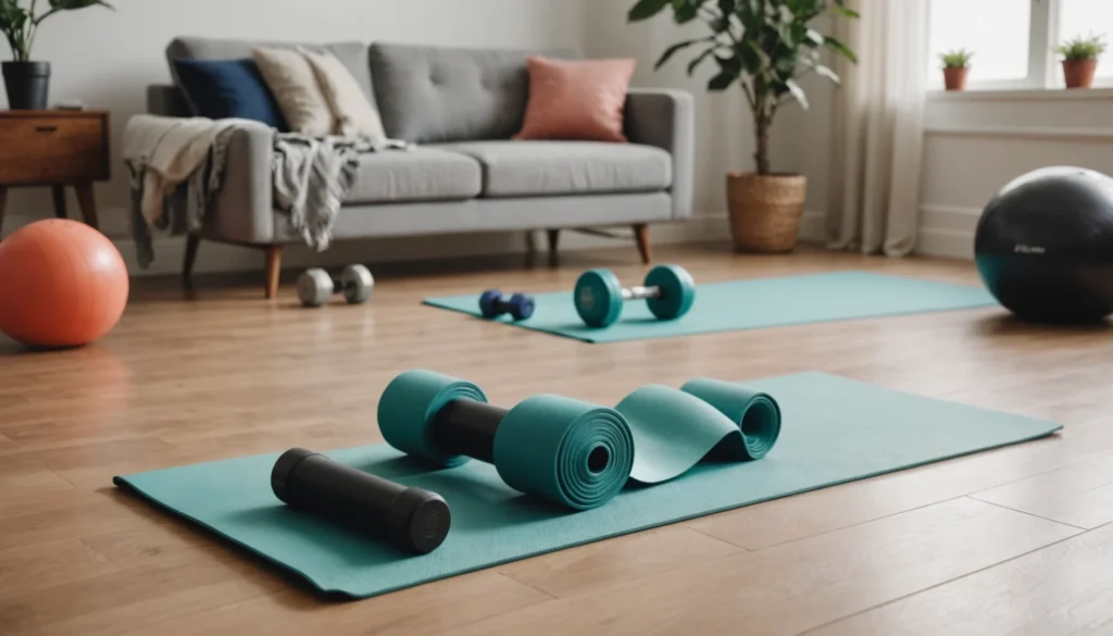 matériel de sport à la maison